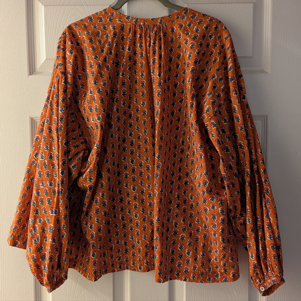 Doen Jane Blouse In Calico Canyon Blooms Medium - Picture 7 of 7